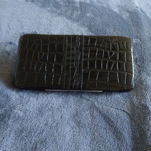 Black Croc Wallet